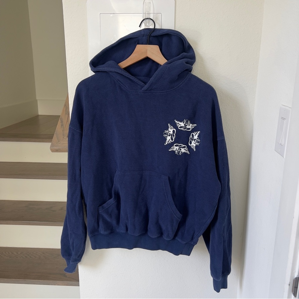 Boys Lie Pamela V3 Racer Hoodie in Navy Blue - Picture 3 of 8